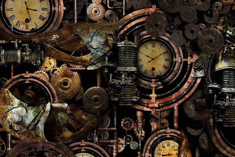 DIP020 - Steam Punk (100cm) Hydrographic Film