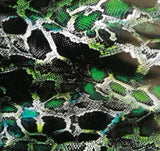 (NEW) ANM059 - Green Snakeskin (100cm) Hydrographic Film
