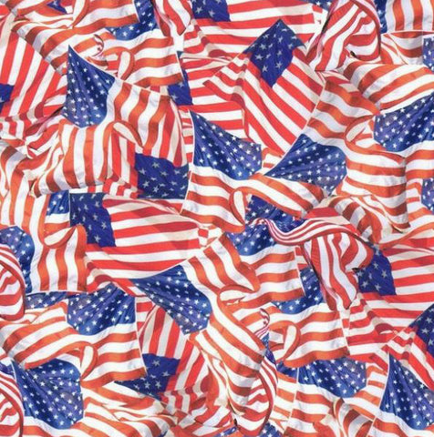 FLG001 - American Flags (50cm)