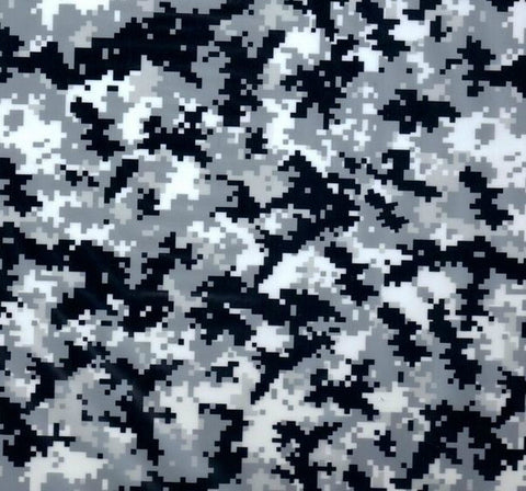 MCA014 - Black & Gray Digital Camo (50cm)