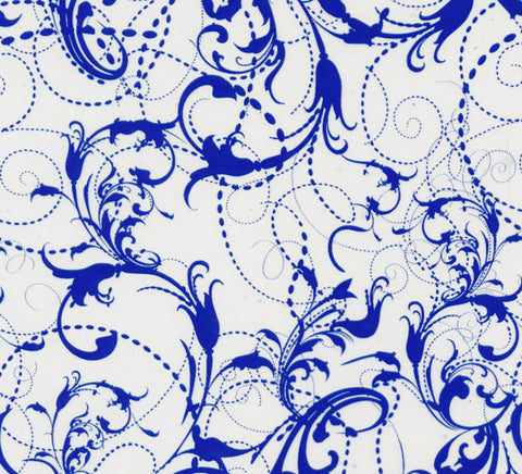FWR020 - Cobalt Blue Lilies (100cm)