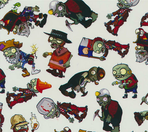 CAR024 - Cartoon Zombies (50cm) Hydrographic Film
