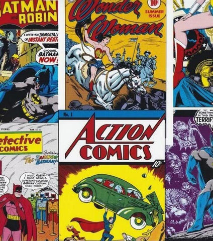 (NEW) CAR042 - Action Comics (100cm) Hydrographic Film