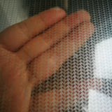 CBF076 - Tight Silver Weave (100cm) Hydrographic Film