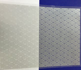 CBF077 - Silver Hex Carbon Weave (100cm) Hydrographic Film