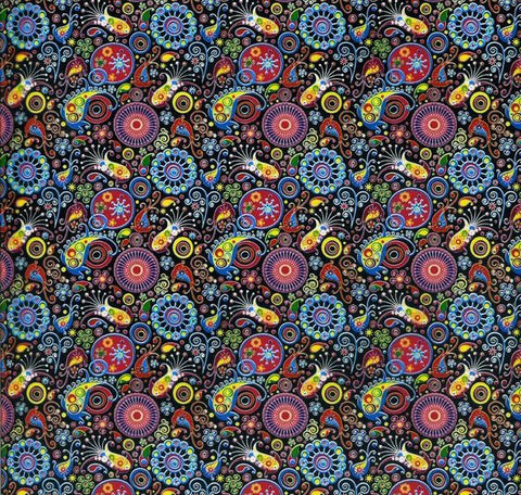 FAB001  - Crazy Paisley (100cm) Hydrographic Film