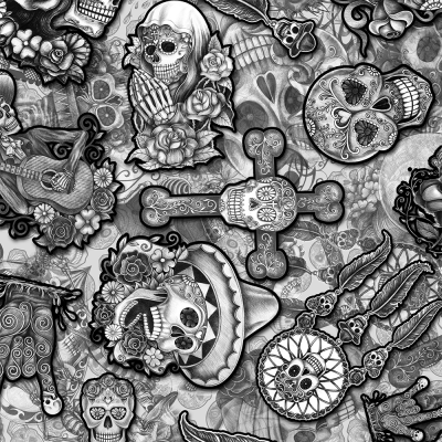 HMK018 - HydroMonkeys Dia De Muertes (100cm)