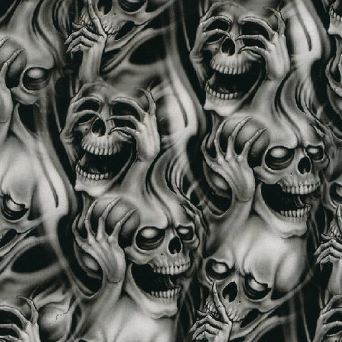 SKL026 - Hear No, See No, Speak No Evil (100cm) Hydrographic Film