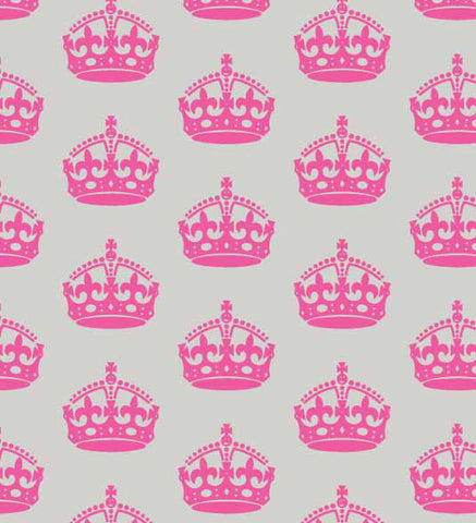 FAB020 - Small Pink Crowns (50cm) Hydrographic Film