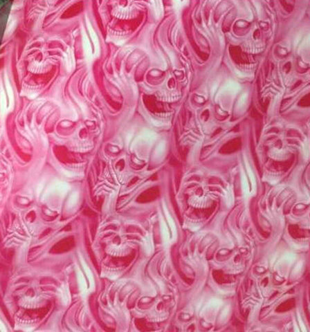 SKL080 - Pink Hear No Evil Skulls (50cm)