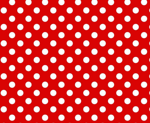 FAB029 - Pink & Clear Polka Dots (50cm)