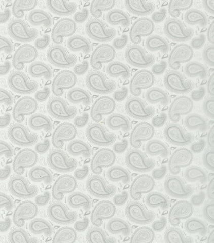 FAB010 - Bright Silver Paisley (100cm) Hydrographic Film
