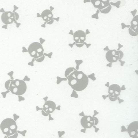 SKL021 - Silver Skull & Crossbones (100cm)
