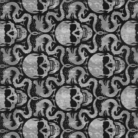 SKL058 - Skulls & Dragons (50cm)
