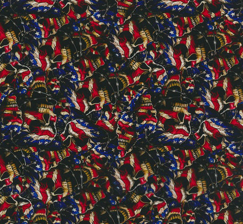 SKL061 - Stars & Stripes Skulls (50cm)