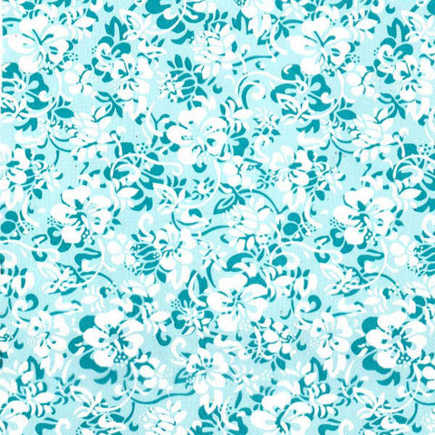 FWR019 - Turquoise Hibiscus (50cm)