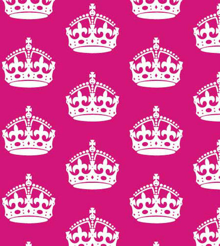 FAB021 - Small White Crowns (50cm) Hydrographic Film