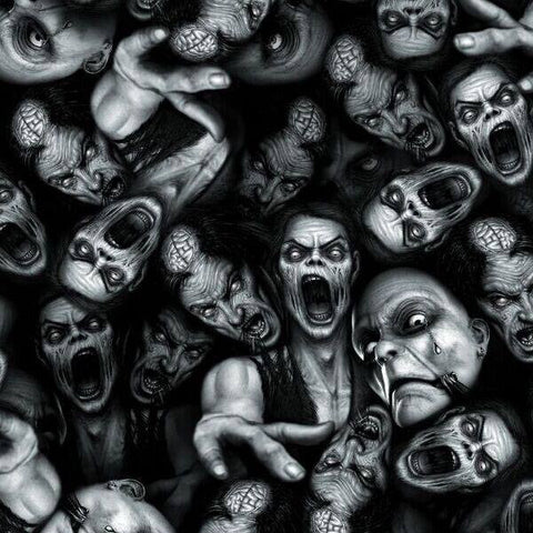 ZOM004 - Screaming Zombies (50cm)
