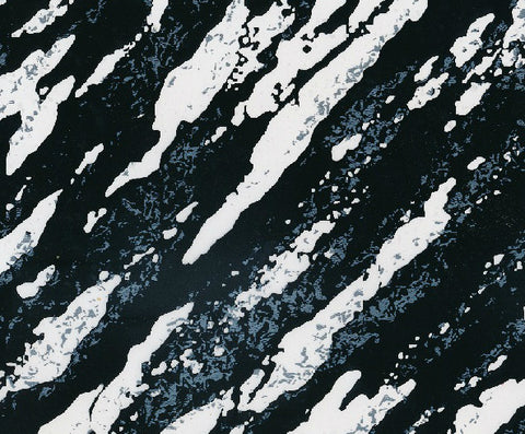 MAR008 - Black/Silver Marble Splash (100cm) Hydrographic Film