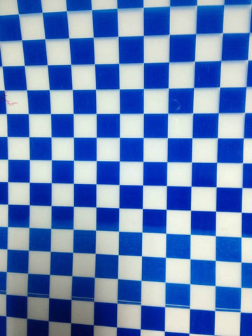 GEM011 - Blue Checkerboard (50cm)