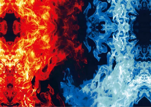 FLM041 - Red & Blue Flames (50cm)