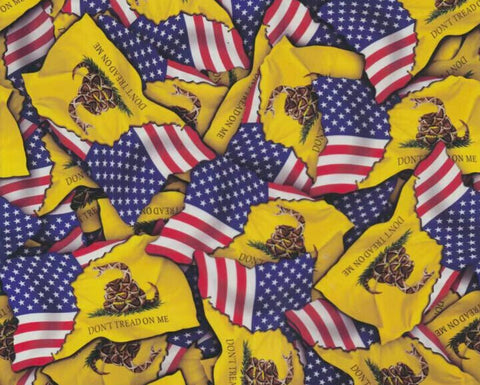 (NEW) FLG024 - US/Gadsden Flags (50cm)