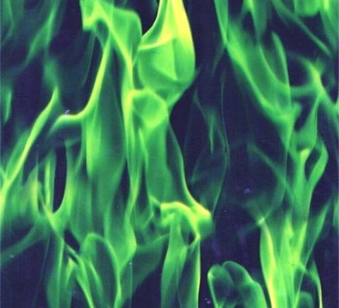 FLM005 - Green Flames (100cm)