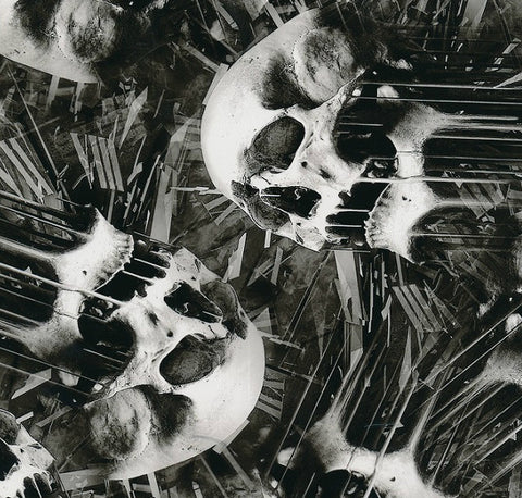 SKL077 - Time Warp Skulls (100cm) Hydrographic Film