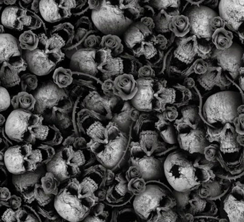SKL094 - Vampire Skulls & Roses (100cm)